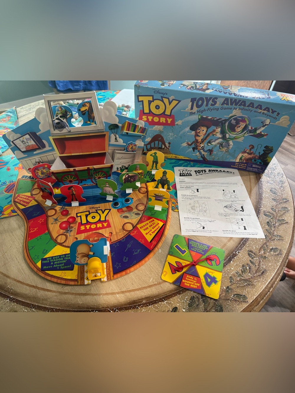 Toys Away, Toy Story, Vintage 90s Toy Story Board Game Complete With All Pieces